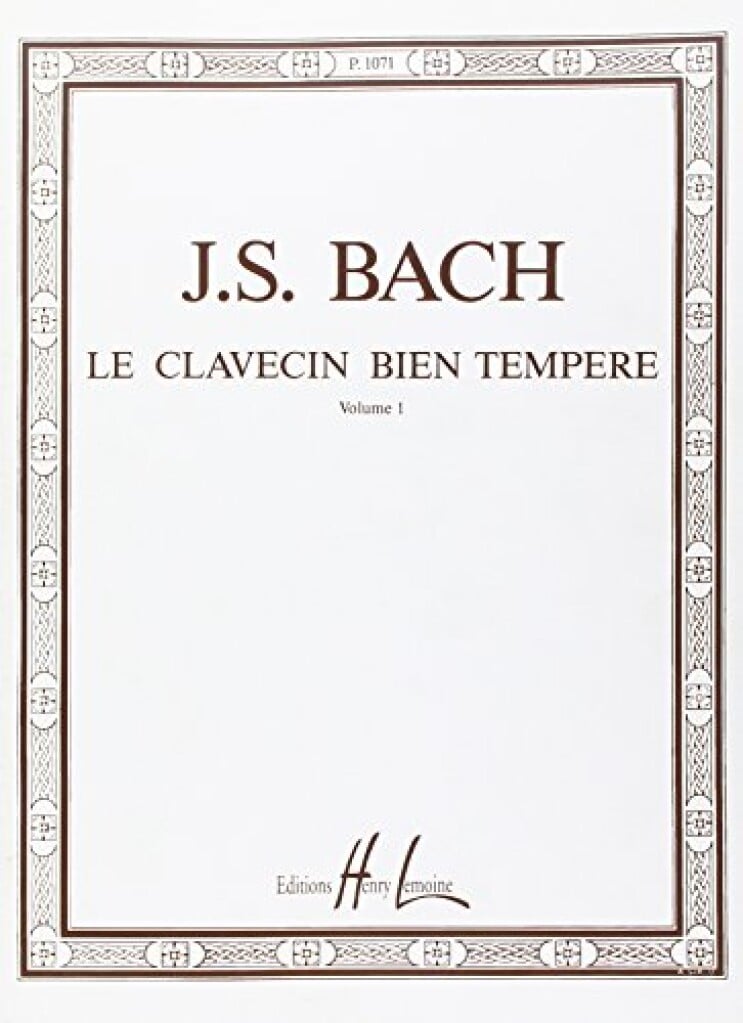 Le Clavier bien tempéré Vol.1